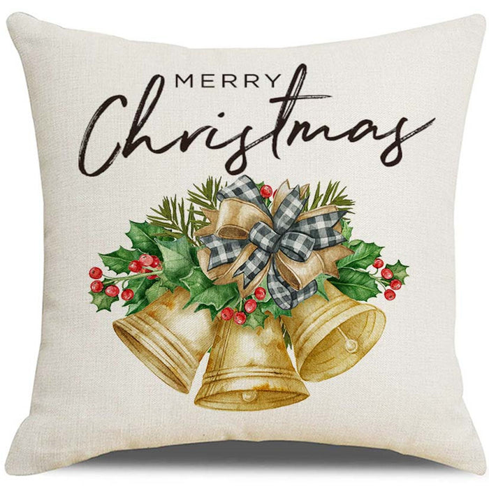 Wholesale Pillowcase Linen Christmas MOQ≥2 JDC-PW-yuxin003