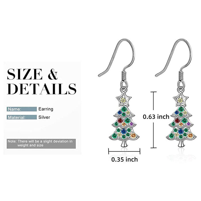 Wholesale Earring Alloy Exquisite Christmas Tree MOQ≥2 JDC-ES-Zhuyue003