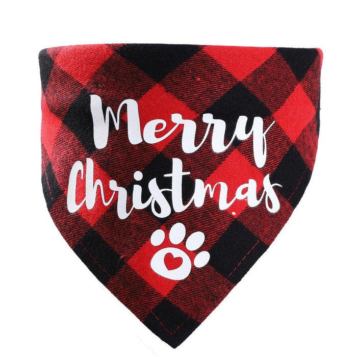 Toalla decorativa de mascotas al por mayor Aviso de embarazo de perro saliva toalla navideña mascota jdc-pd-yuexin001