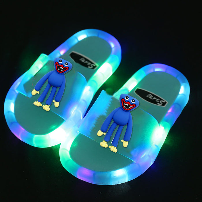 Slipnes lumineuses pour enfants en gros, chaussures lumineuses légères JDC-SP-BY001