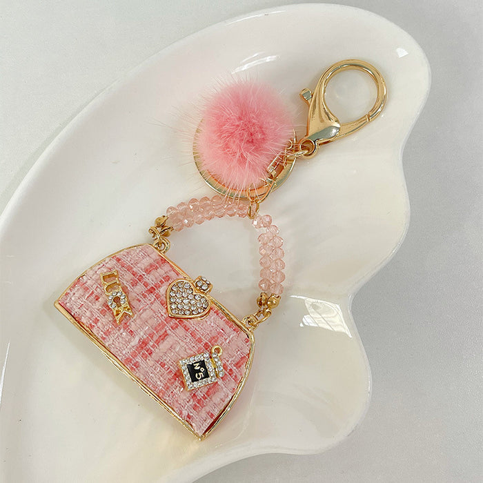 Wholesale keychain pvc small flower bag exquisite cute mini bag MOQ≥2 JDC-KC-CH101