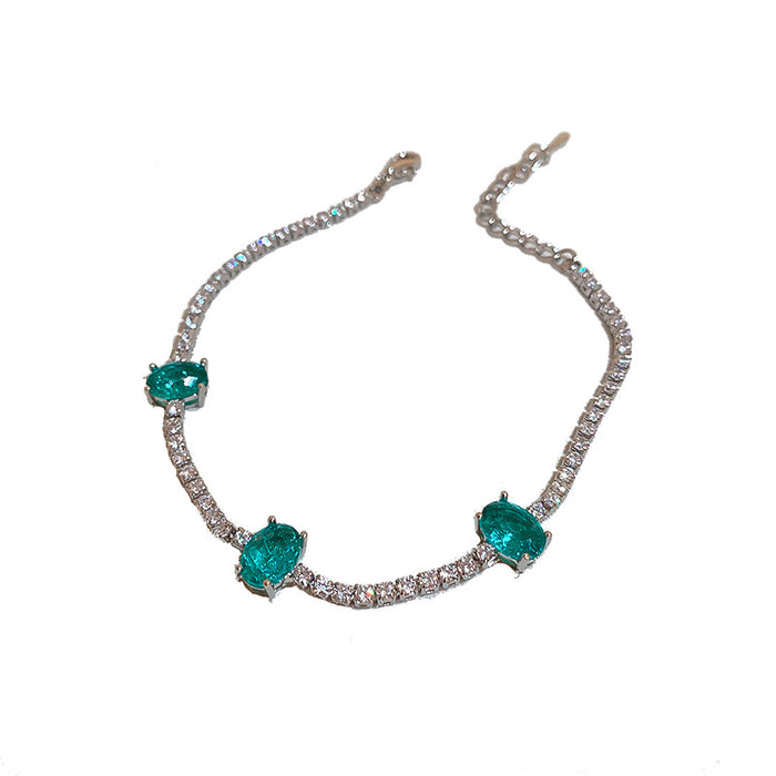 Wholesale crystal diamond bracelet blue fashion personality bracelet JDC-BT-BY038