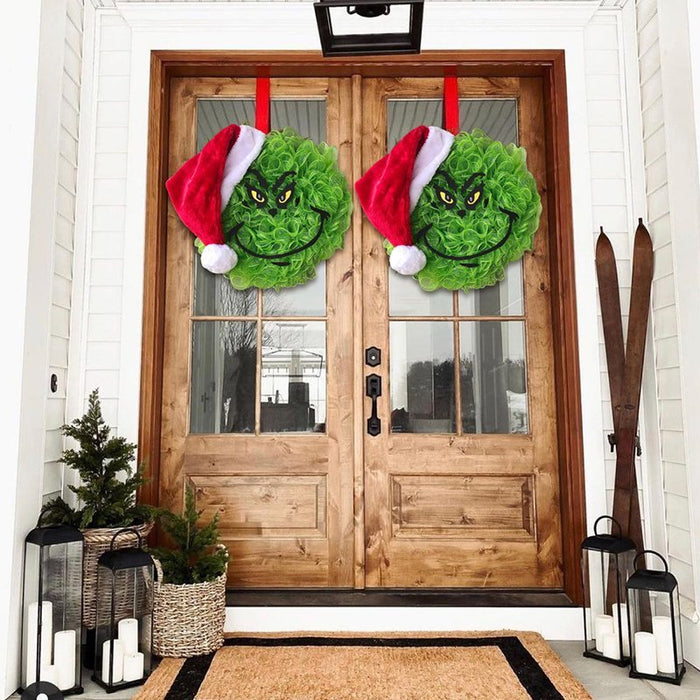 Wholesale Christmas Wreath Front Door Garland Decoration (M) MOQ≥2 JDC-DCN-Panx006