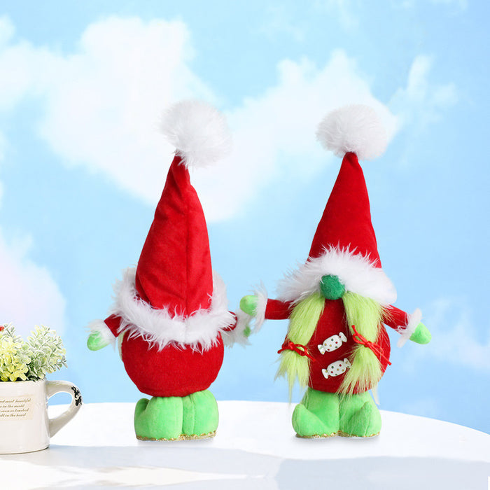 Wholesale Standing Doll Elf Christmas Doll Decoration JDC-OS-GL003