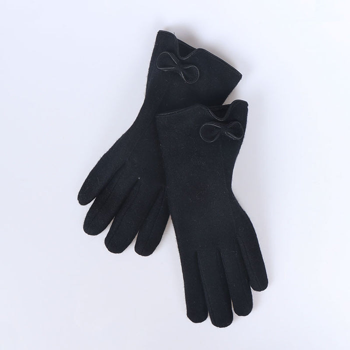 Wholesale Gloves Cashmere Warm Touch Screen Outdoor MOQ≥2 JDC-GS-QiF007