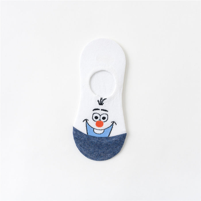 Wholesale Summer Bugs Bunny Invisible Socks Cartoon Boat Socks MOQ≥5 JDC-SK-ZQB002
