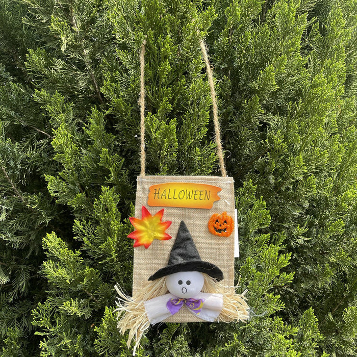 Wholesale Decorative Cloth Halloween Gift Bags Candy Packaging Bags MOQ≥2 JDC-DCN-Meix002