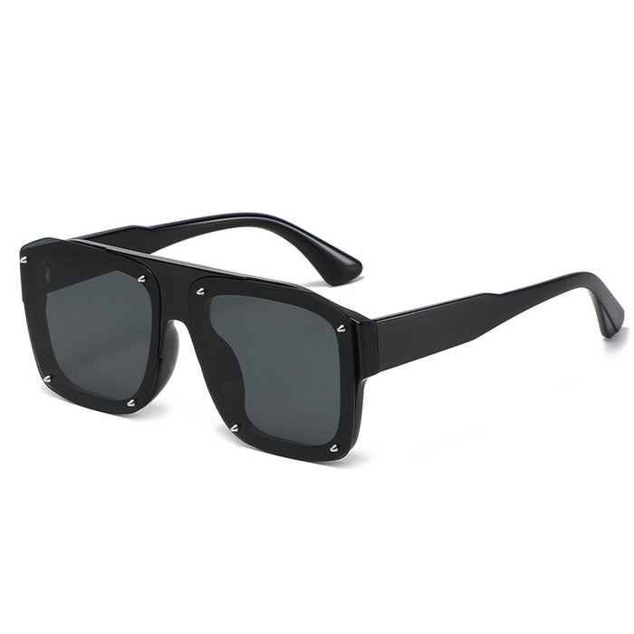 Wholesale Sunglasses PC Punk Style Square Rivets JDC-SG-JQB006