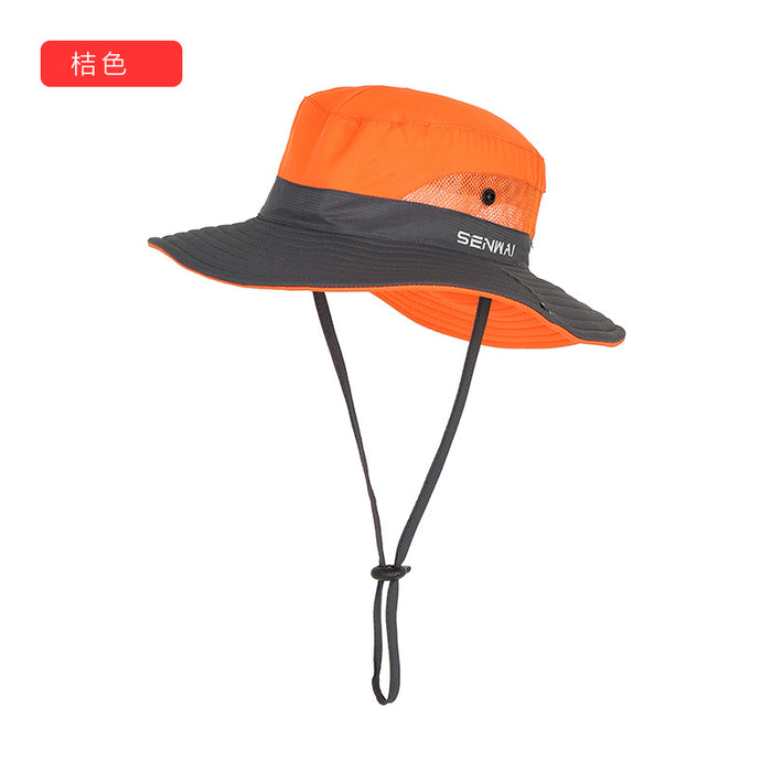 Sombrero de pescador al por mayor Spring and Summer New Wide Brim Sun Hat JDC-FH-SENW003