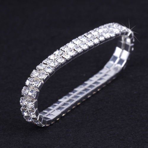 Wholesale Bracelet Rhinestones Bridal Wedding Accessories MOQ≥2 JDC-BT-TianZ002
