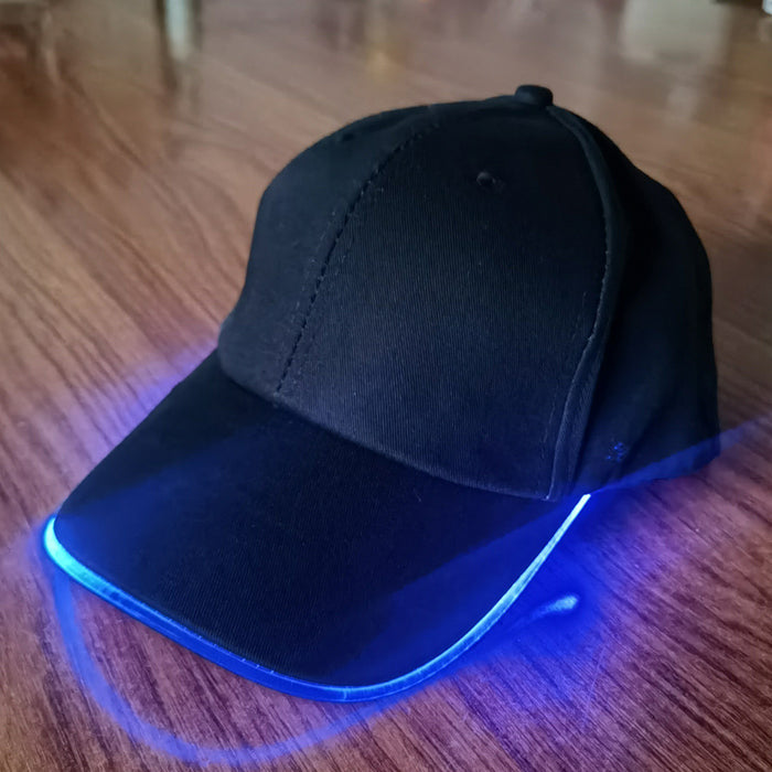 Wholesale Hat Cotton LED Fiber Optic Casual Peaked Cap JDC-FH-JMHT001