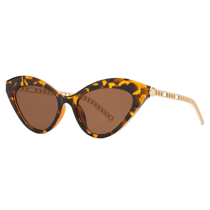 Wholesale Sunglasses Resin Cat Eye Metal Mix Holder MOQ≥2 JDC-SG-KaN014