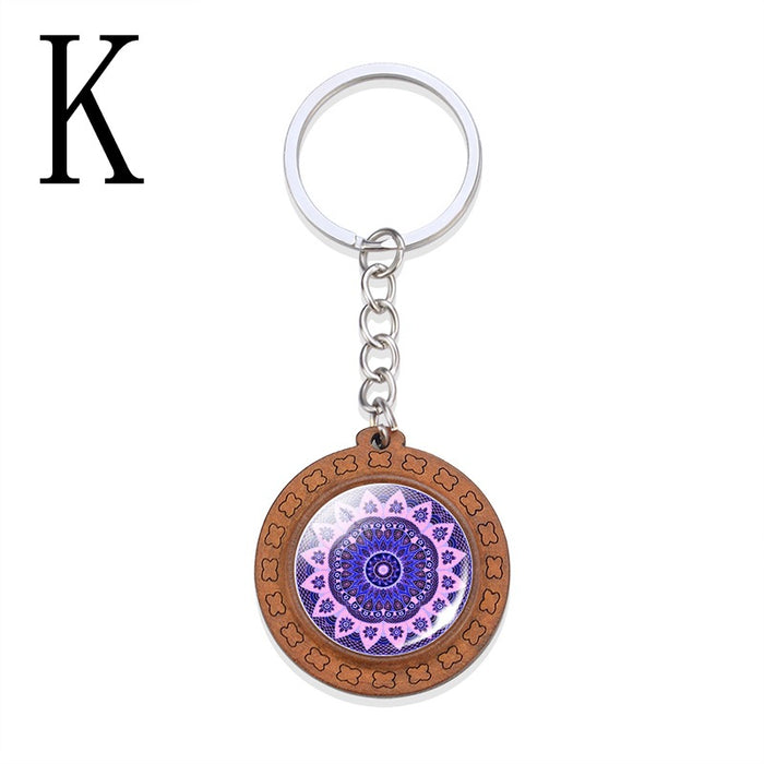 Keychain Mandala Vintage en gros MOQ ≥2 JDC-KC-ZAOY005