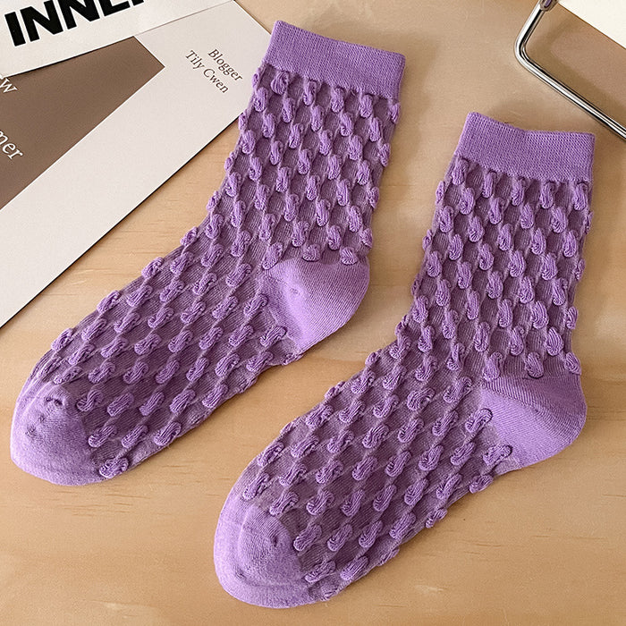 Wholesale Sock Cotton Sweat Absorbing Socks Bubble Socks MOQ≥2 JDC-SK-CYu022