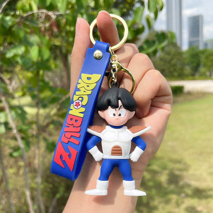 Keychains al por mayor para mochilas Cartoon Goku Dragon Ball Series Keychain CAR ORNAMENT (M) JDC-KC-FEIRUN077