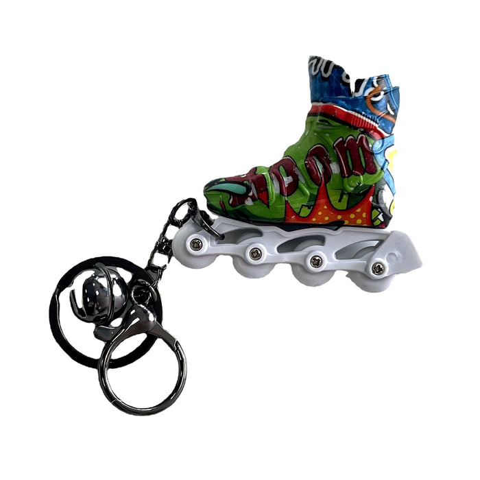 Wholesale keychain pvc roller skates fashion bag small pendant JDC-KC-HuiLe001