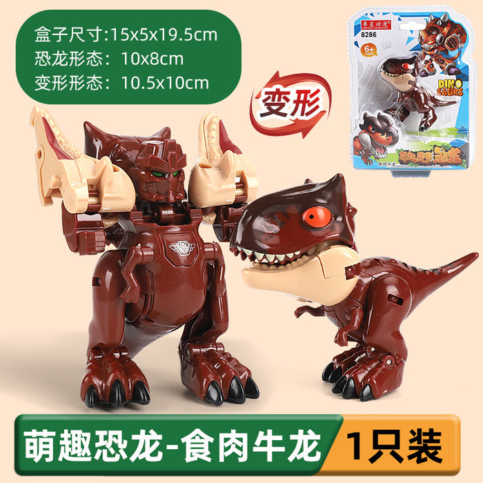 Toy de dinosaurio transformador al por mayor Kong Kong Tyrannosaurus Rex Mecha Modelo Set JDC-FT-YOULJ004