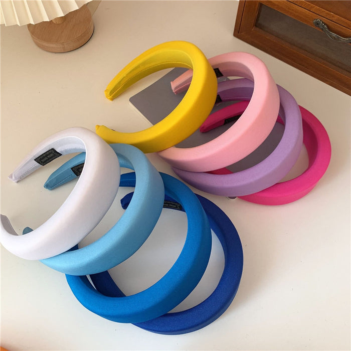 Wholesale Hairband Candy Color Thickened Sponge JDC-HD-FengT002