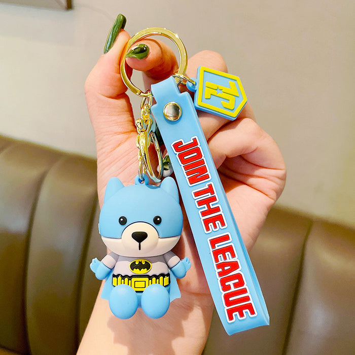 Wholesale Keychain PVC Cute Cartoon Bear Pendant MOQ≥2 (M) JDC-KC-LeZ028