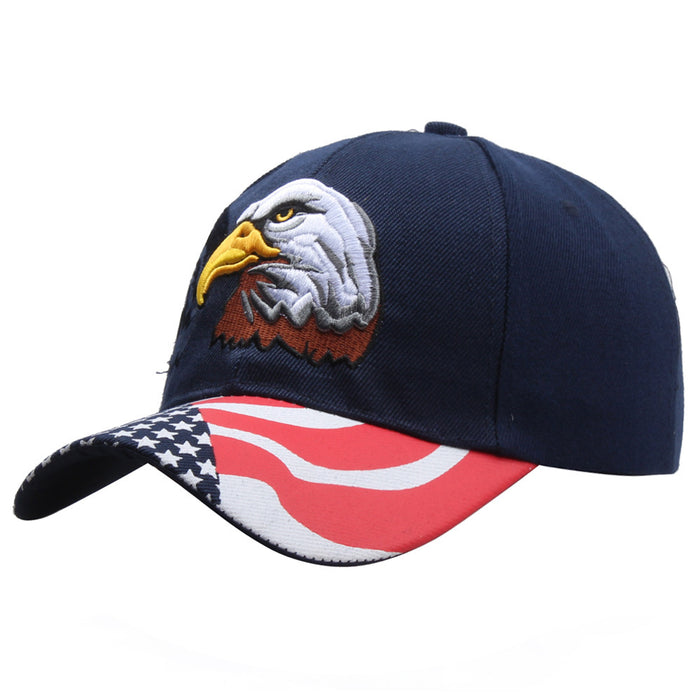 Capas de béisbol bordada de la bandera estadounidense de la bandera estadounidense al por mayor JDC-FH-PDAI010