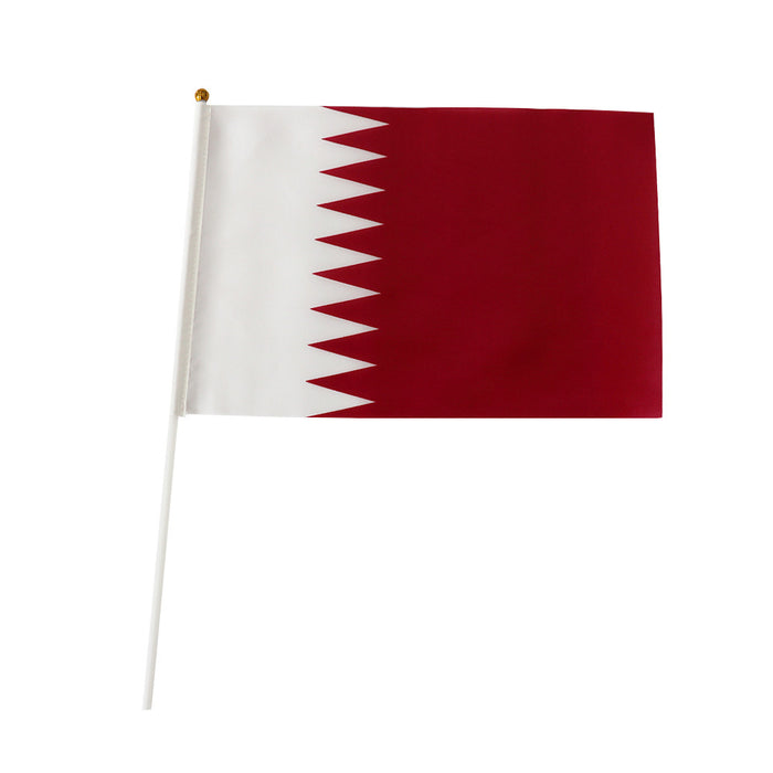 Wholesale 2022 Qatar World Cup hand-waving flag 14*21cm flag 100 pcs JDC-DCN-Chuangd002