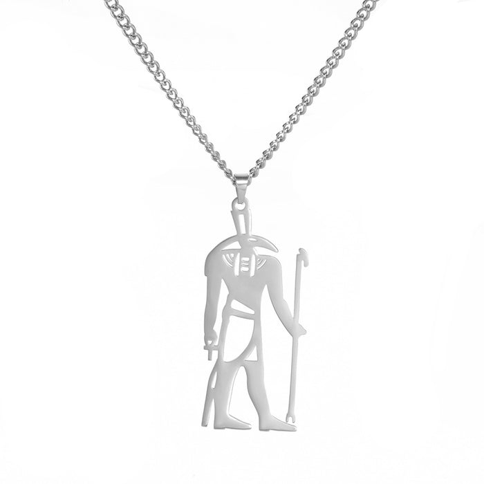 Wholesale Necklace Stainless Steel God Of Desert And Storm Necklace MOQ≥2 JDC-NE-qiju004