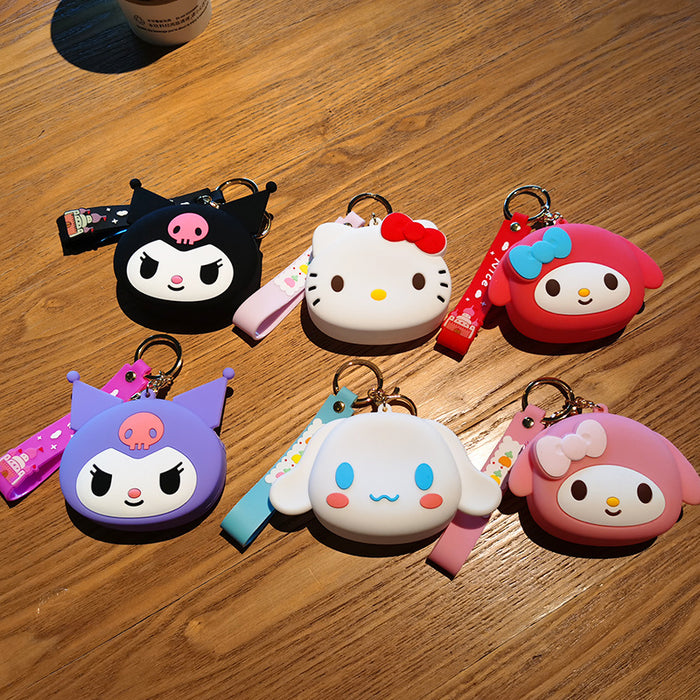 Wholesale Keychains PVC Hardware Cute Cartoon Animated Coin Purse (S) JDC-KC-YMeng019