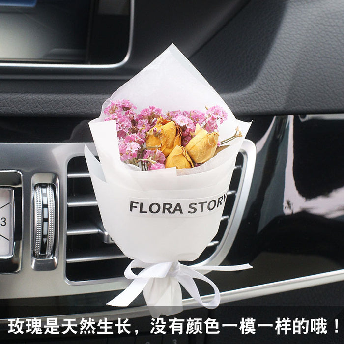 Wholesale Car Accessories Dried Flower Outlet Perfume Clip MOQ≥2 JDC-CA-MHui001
