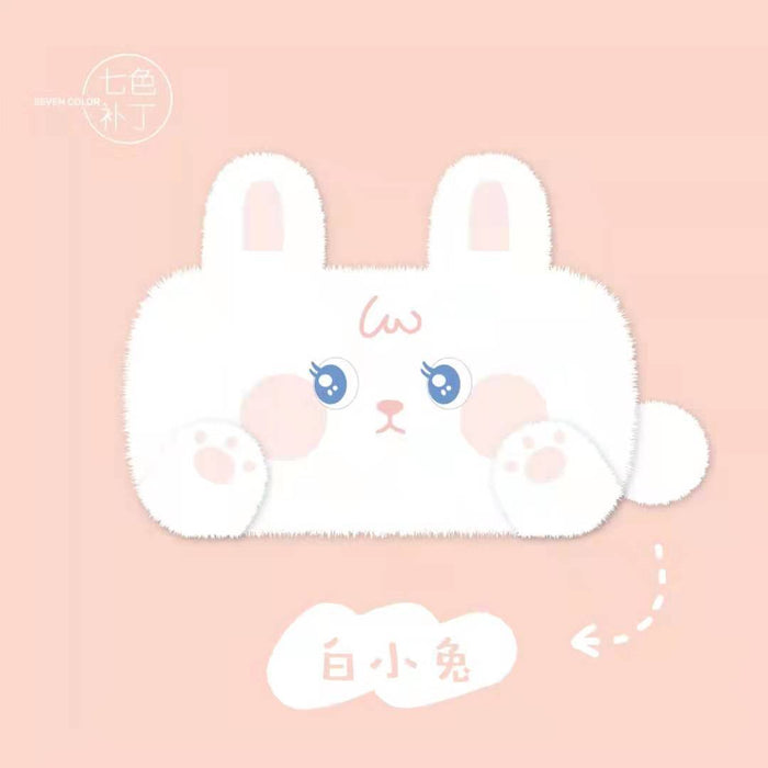 Wholesale Pencil Bags Plush Bear Bunny Cute Large Capacity MOQ≥4 JDC-PB-buji004
