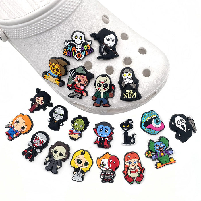 Wholesale Random 10pcs Cartoon Cute PVC DIY Accessories Croc Charms (M) JDC-CCS-WanX006