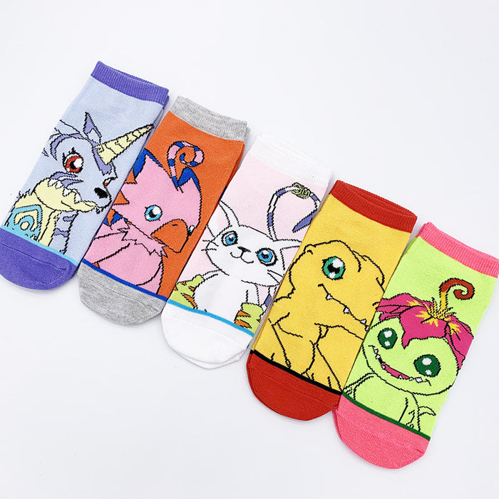 Wholesale Socks Cotton Cute Cartoon Breathable Short Socks JDC-SK-YiYan019