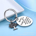 Jewelry WholesaleWholesale Mother's Day Gift Mother Daughter Tree of Life Keychain MOQ≥2 JDC-KC-XinG003 Keychains 新钢 %variant_option1% %variant_option2% %variant_option3%  Factory Price JoyasDeChina Joyas De China