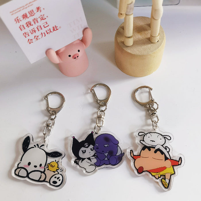 Wholesale Keychain Acrylic Cute Cartoon Pendant MOQ≥2 (S) JDC-KC-ChuangYin008