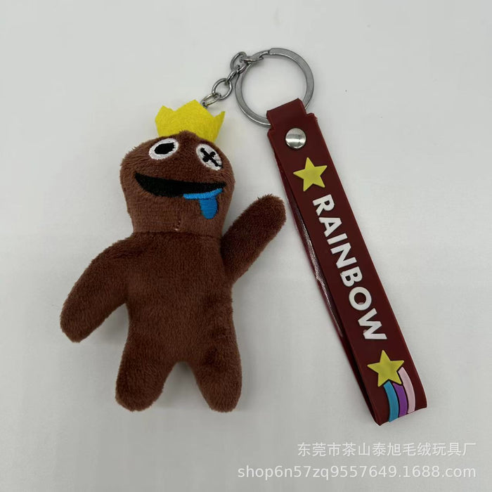 Wholesale Keychains Soft Toy Rainbow Cute Cartoon (M) MOQ≥5 JDC-KC-TaiXu001