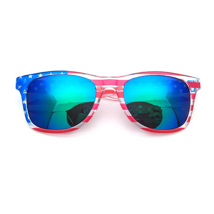 Wholesale 4th of July Independence Day Flag Sunglasses Gift Flag Glasses JDC-SG-ZhuoW001