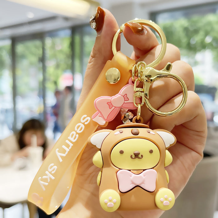 Wholesale Cartoon Soft Adhesive Cute Keychain (M) JDC-KC-JiaoL010