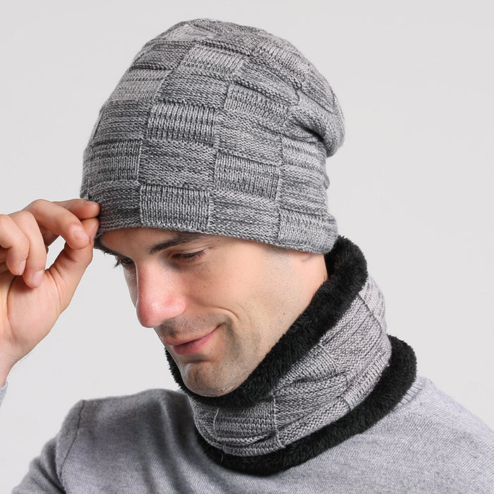 Wholesale Hat Acrylic Fleece Warm Scarf Set MOQ≥2 JDC-FH-TZ001