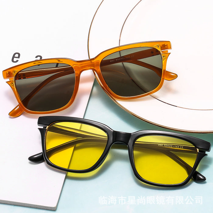 Gafas de sol al por mayor Lente AC Marco de plástico Square JDC-SG-Xins012