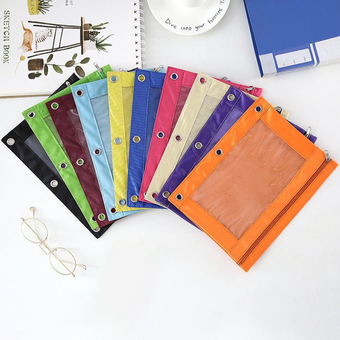 Wholesale Oxford Cloth Stationery Bag Pencil Bag MOQ≥2 JDC-PB-XHZ001