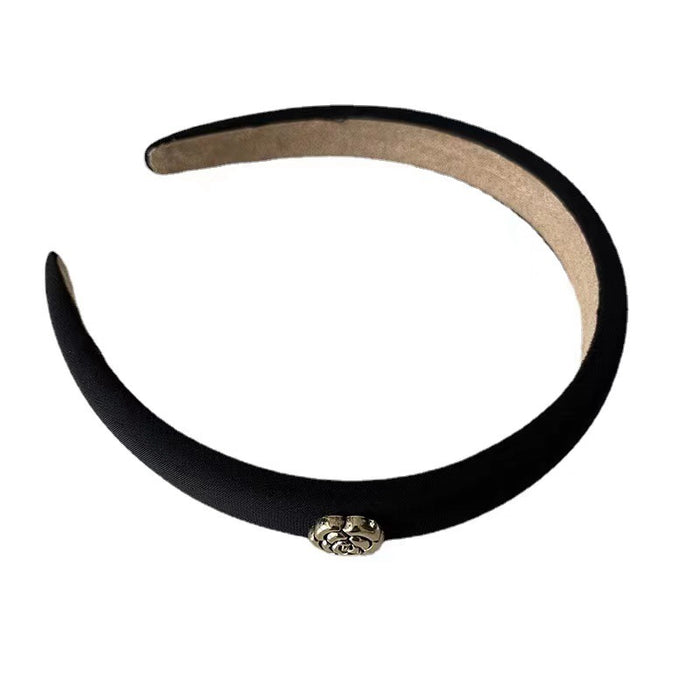 Wholesale badge headband small fragrance hairpin fine sponge JDC-HD-DiShuo003