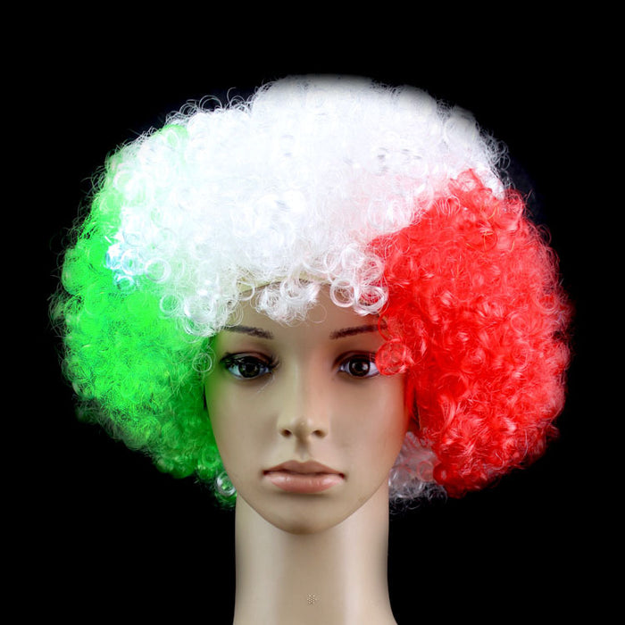 Wholesale Wig World Cup Rainbow Fan Explosion Headgear JDC-WS-JiaH001