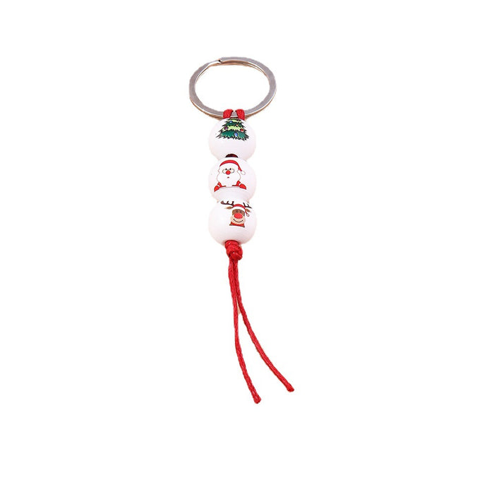 Wholesale Keychains Zinc Alloy Cartoon Christmas Tree Santa Elk JDC-KC-Weny001