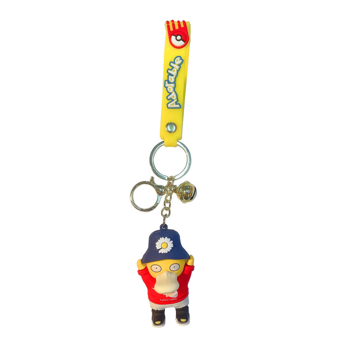 Wholesale Keychain PVC Soft Adhesive Cute Cartoon Doll Keychain (M) JDC-KC-JG272