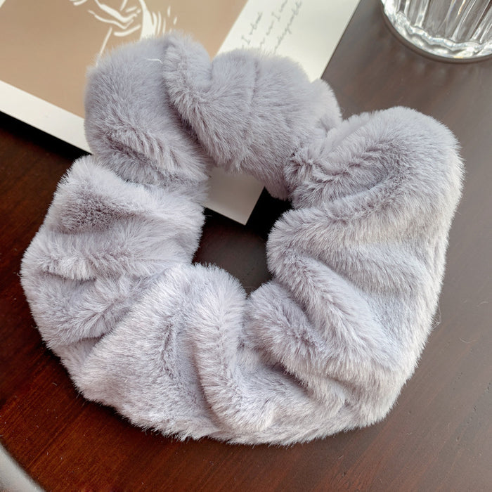 Wholesale Hair Scrunchies Plush Fall Winter Cute MOQ≥2 JDC-HS-HaoF007