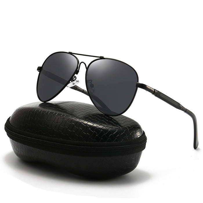 Memoria de Tac al por mayor Titanium Aleación Color Cambio de gafas Fashion Gafas de sol polarizadas para hombres JDC-SG-DYD001