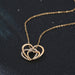 Jewelry WholesaleWholesale Heart Shaped Metal Geometric Diamond Necklace for Women JDC-NE-Dingy002 Necklaces 鼎煜 %variant_option1% %variant_option2% %variant_option3%  Factory Price JoyasDeChina Joyas De China