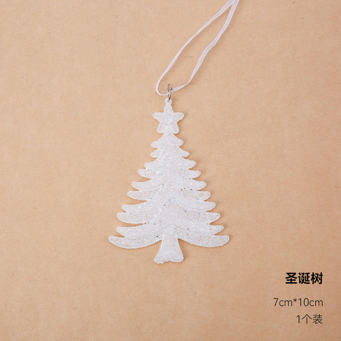 Listado de inglés decorativo al por mayor Listado de árbol de Navidad Pentagram Pense Moq≥5 JDC-DCN-Xinfan001