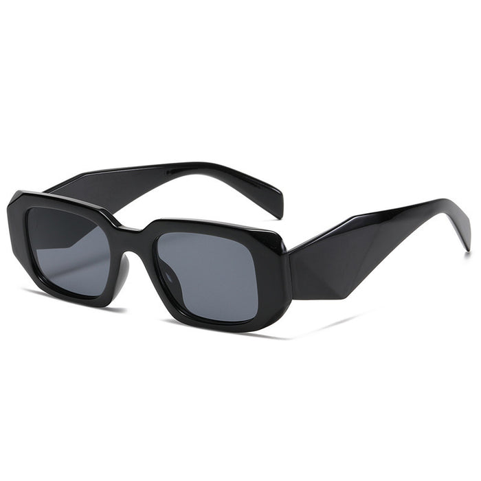 Wholesale Sunglasses AC Square Irregular Concave Shape MOQ≥2 JDC-SG-JieT006