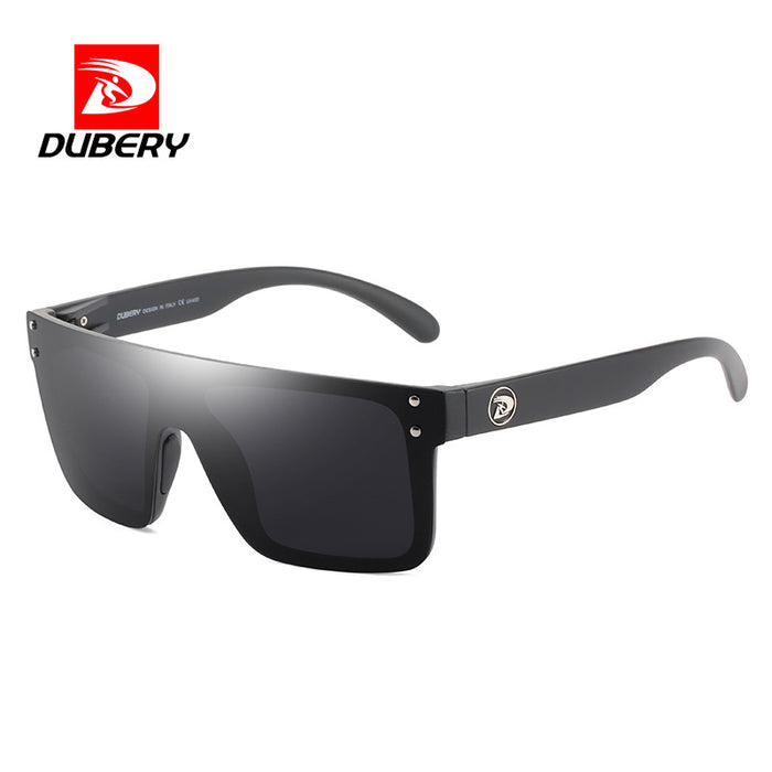 Wholesale One Piece Large Frame Sunglasses Polarized Sports Cycling Glasses without box JDC-SG-TieP012