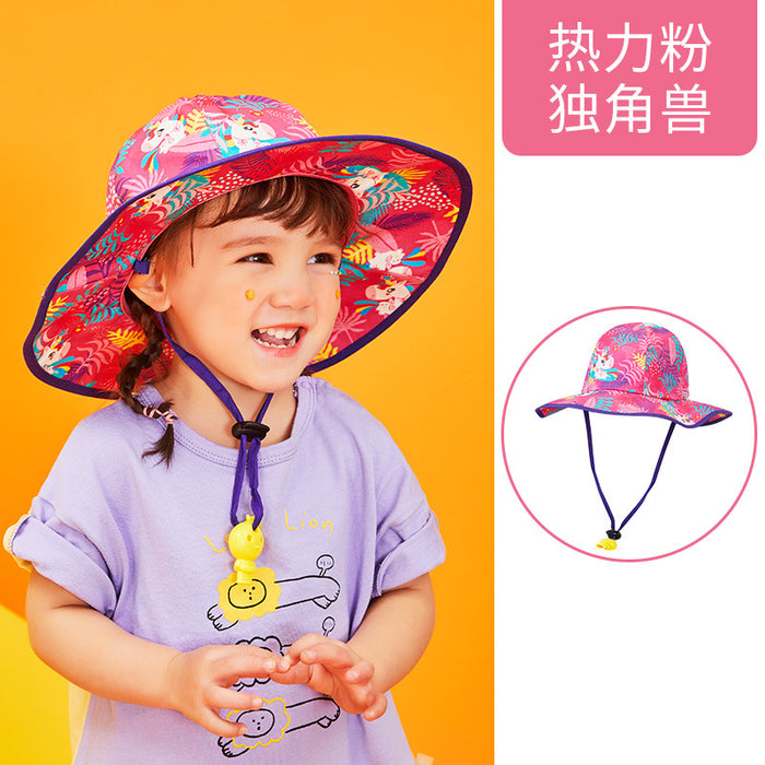 Wholesale Lemon Baby Kids Sunscreen Bucket Hat UV Protection JDC-FH-LM001